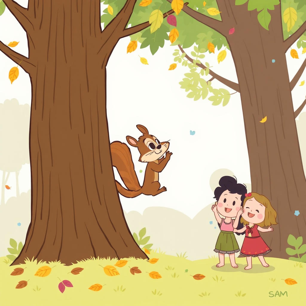 The Brave Little Squirrel of Brightville