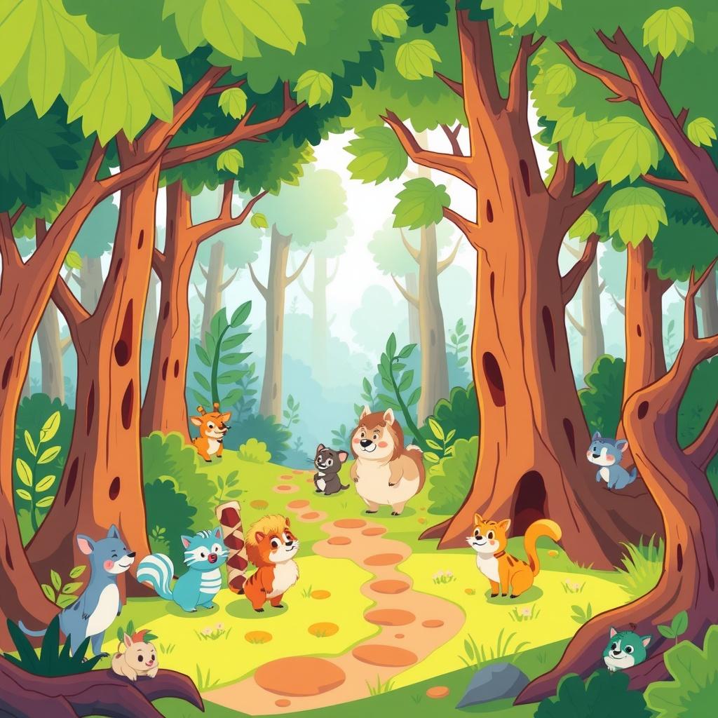 The Lost Treasure of the Talking Forest