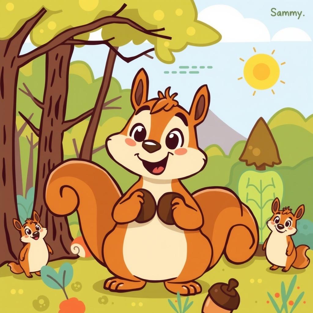 Sammy Squirrel and the Acorn Treasure