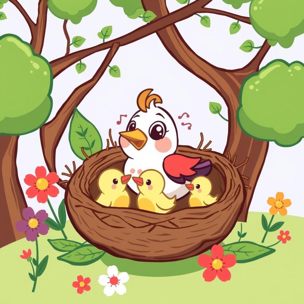العصفورة وأبناؤها cover image