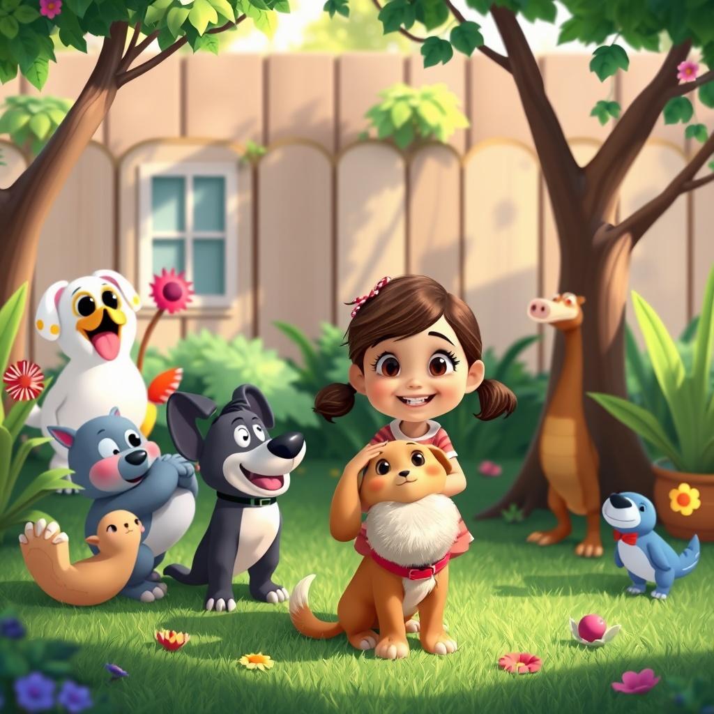 Lile and the Enchanted Backyard