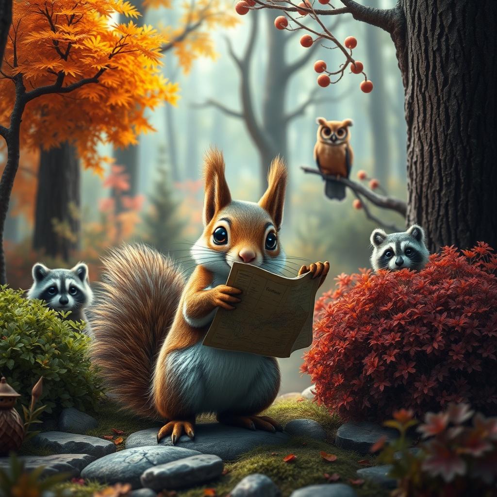The Adventure of Pippin the Brave Little Squirrel