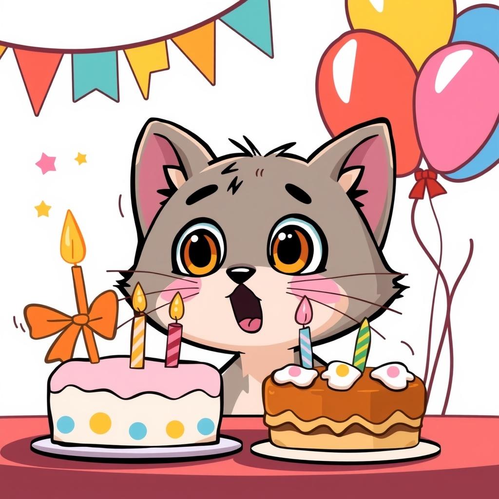 The Kitten's Birthday Surprise