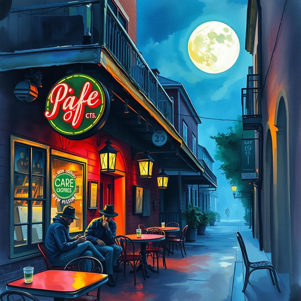 Midnight Brews: Unseen Patrons