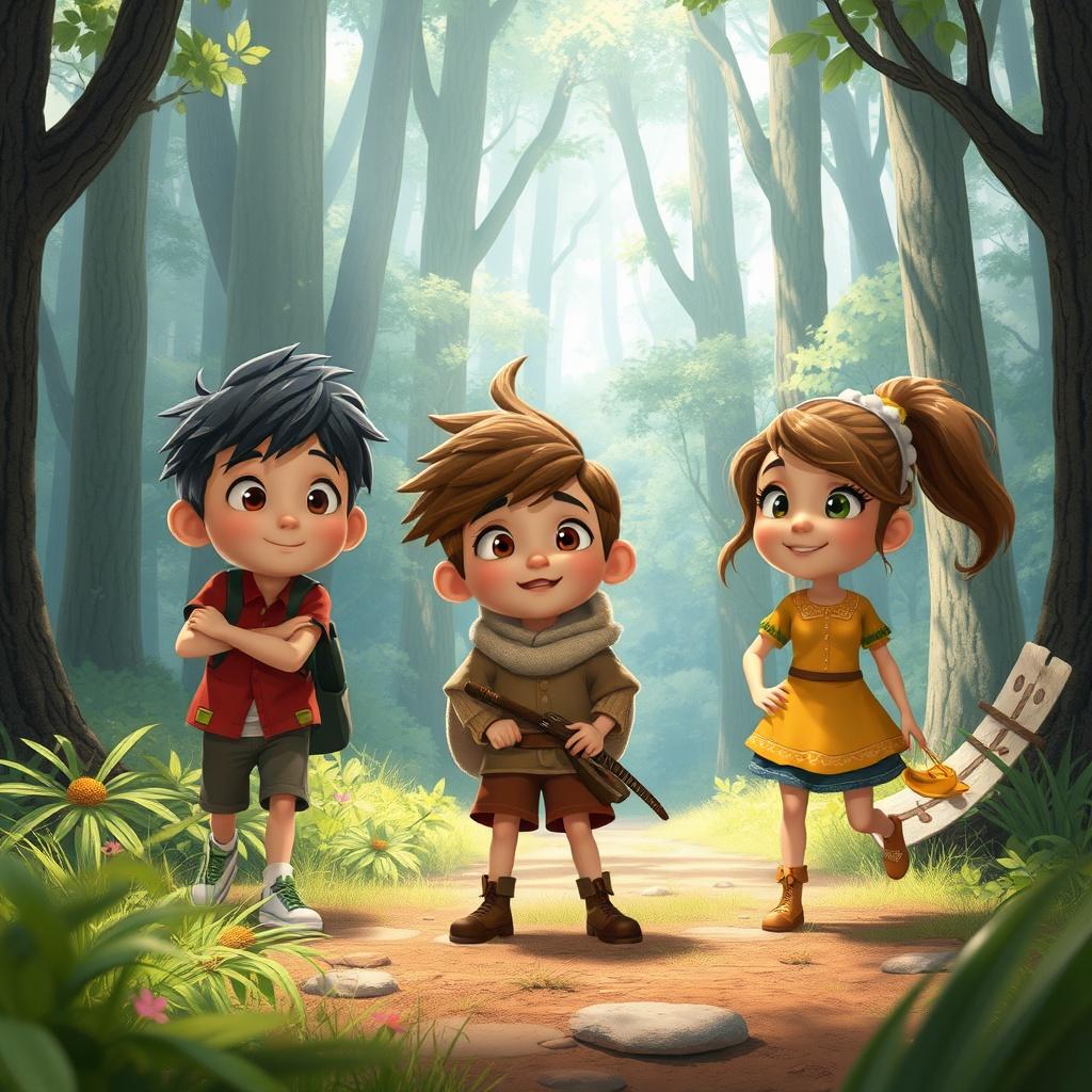 Les Aventures de Léo et ses Amis de la Forêt