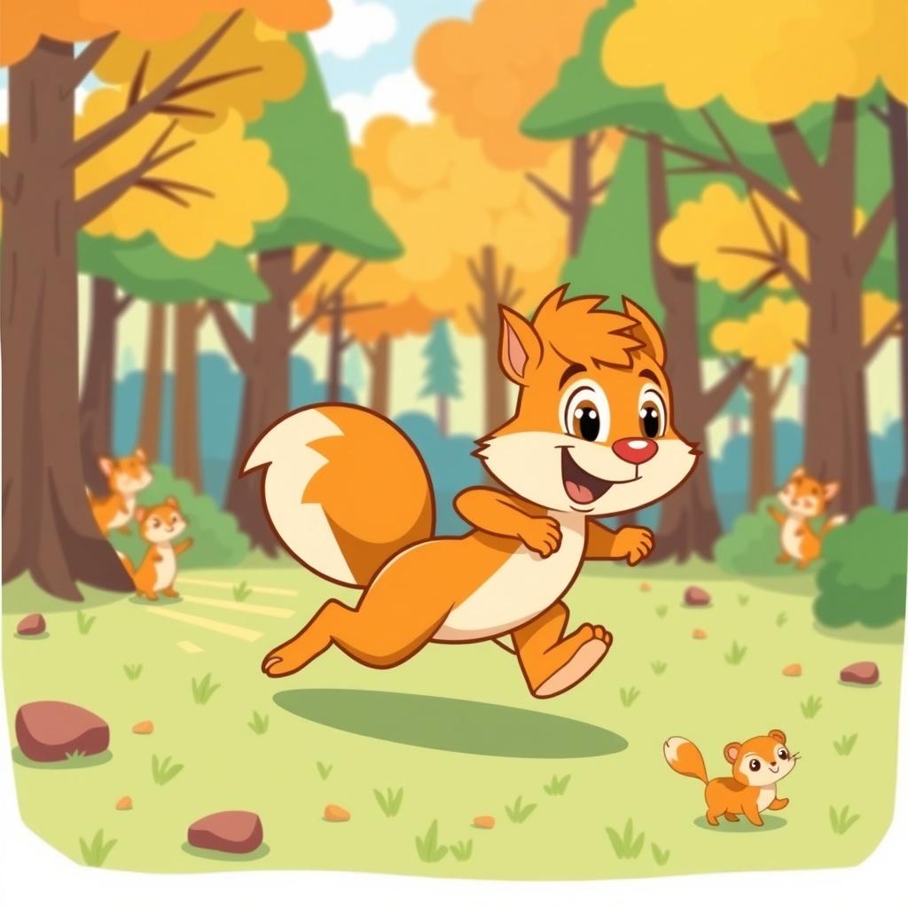 Sammy the Squirrel and the Great Forest Race