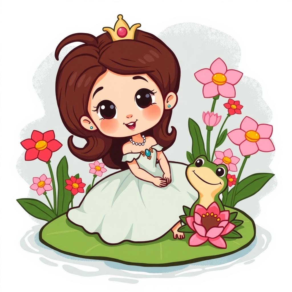 The Little Princess and the Frog