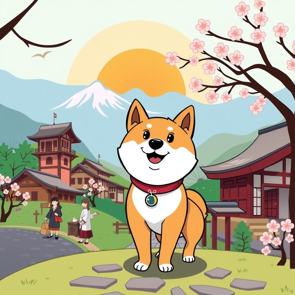 Loyal Shiba in Japan