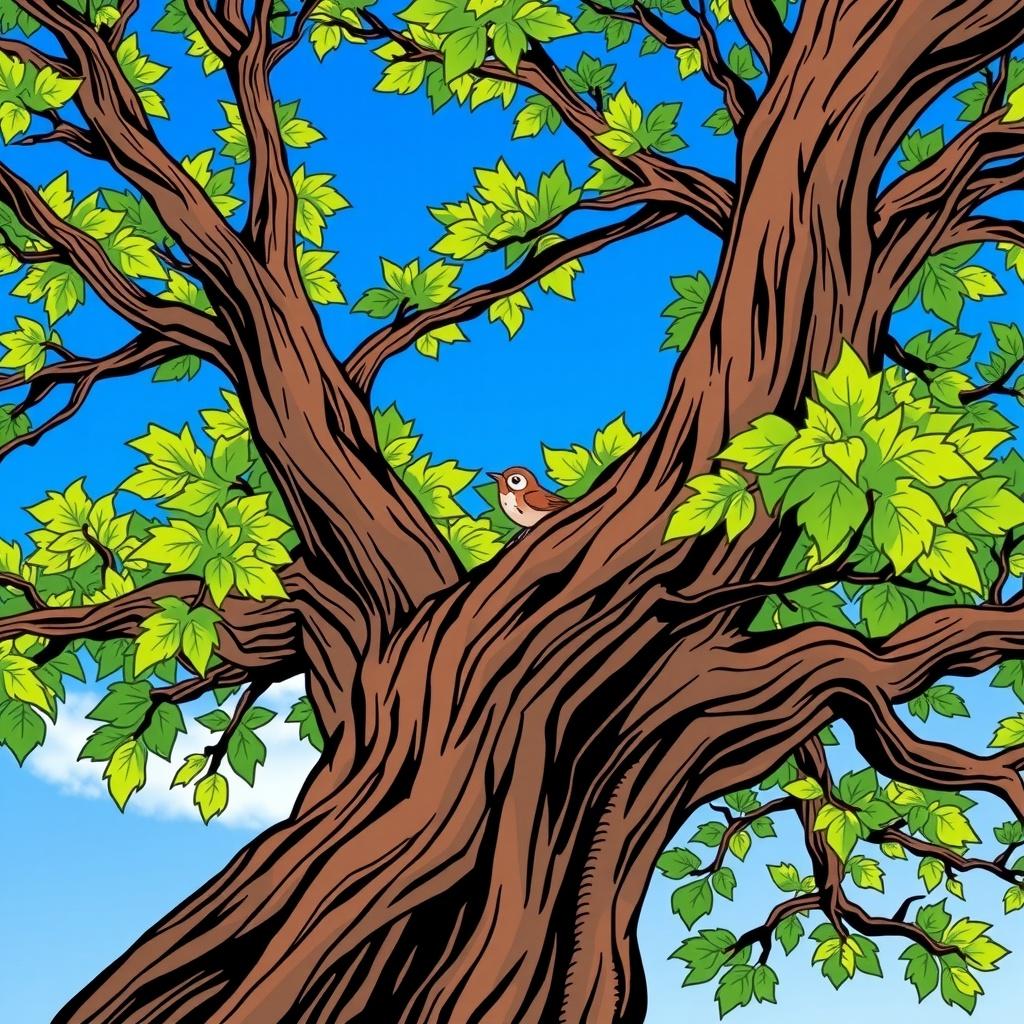 The Sparrow and the Grand Oak