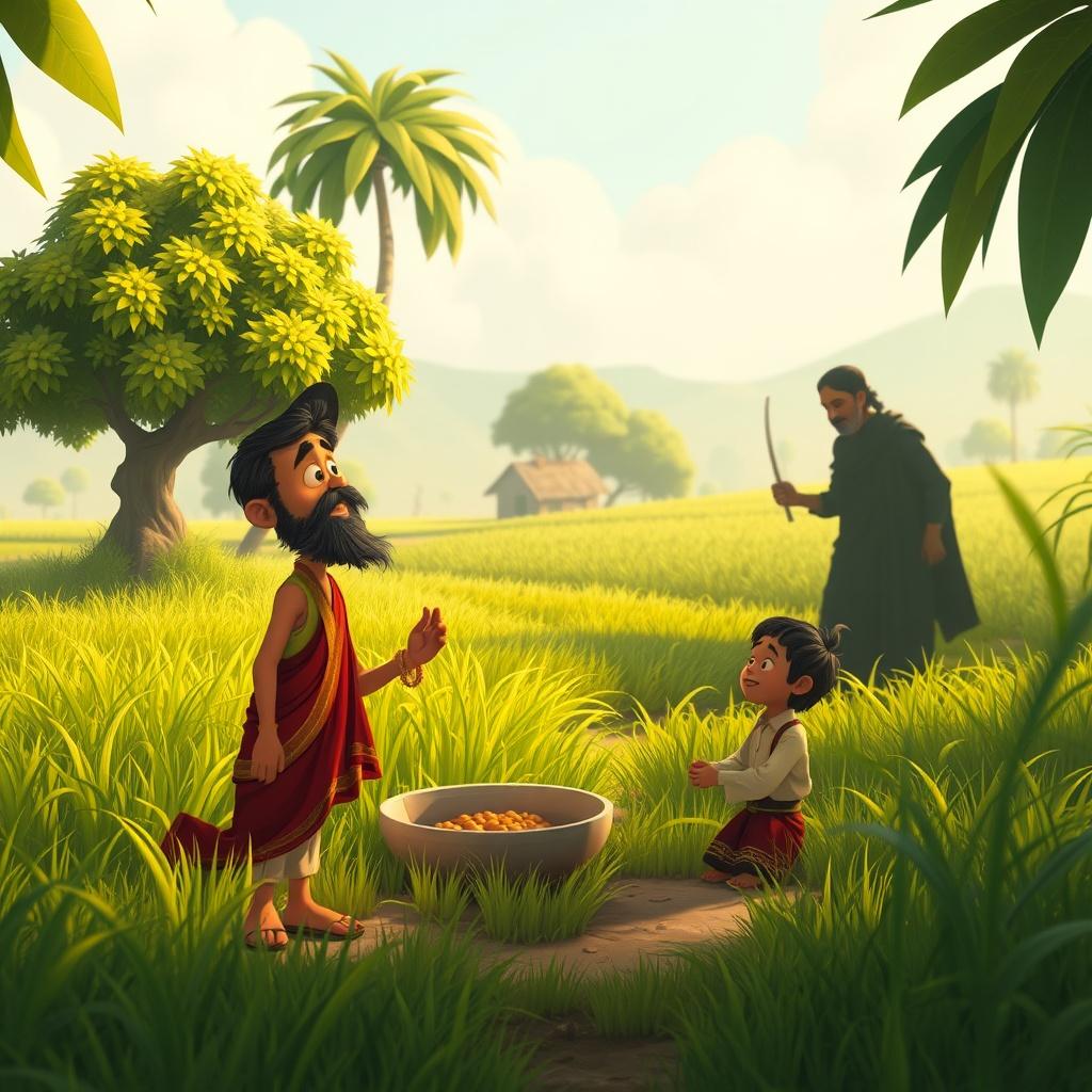 The Wise Farmer and the Greedy Merchant