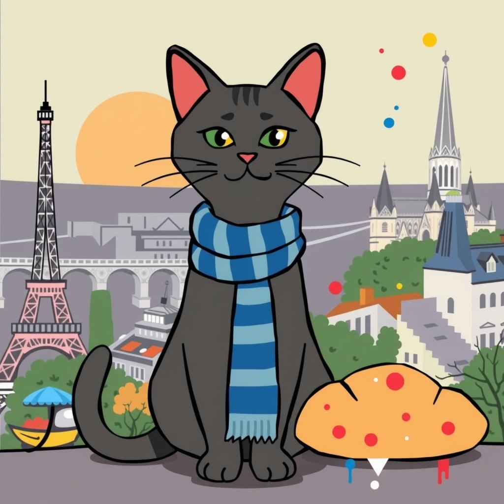 The Case of the Artist Cat