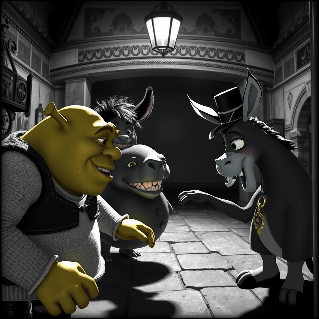 Shrek's Unexpected Duel