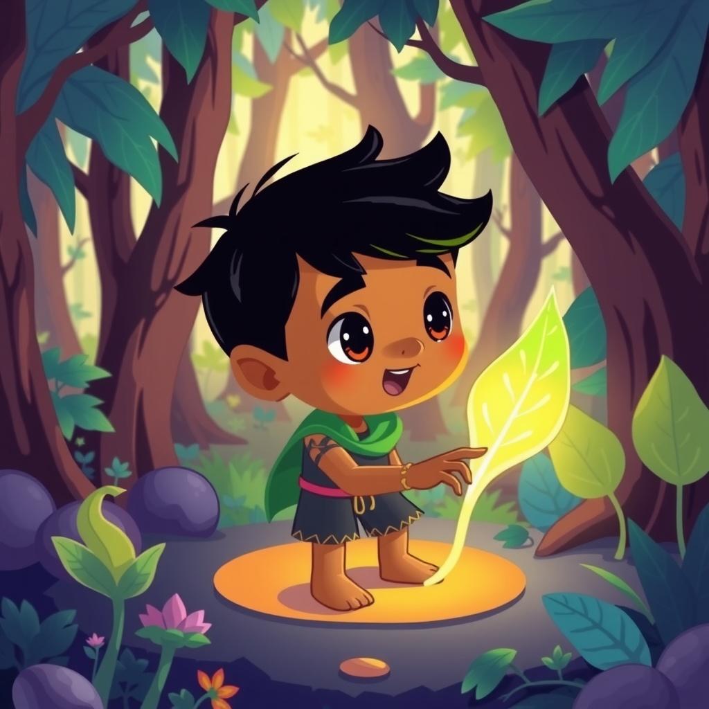 The Magic Leaf Adventure