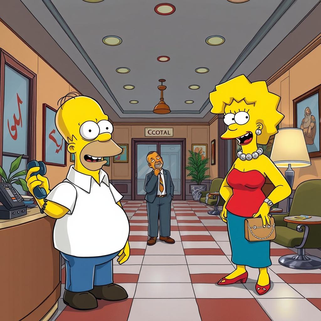 The Simpsons Hotel Prank