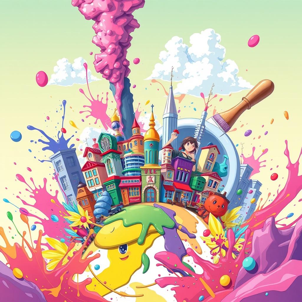 The Whimsical Paintbrush Adventure
