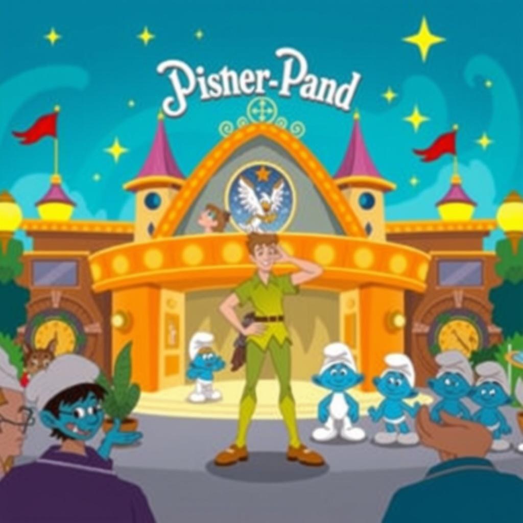 Peter Pan and the Smurfs