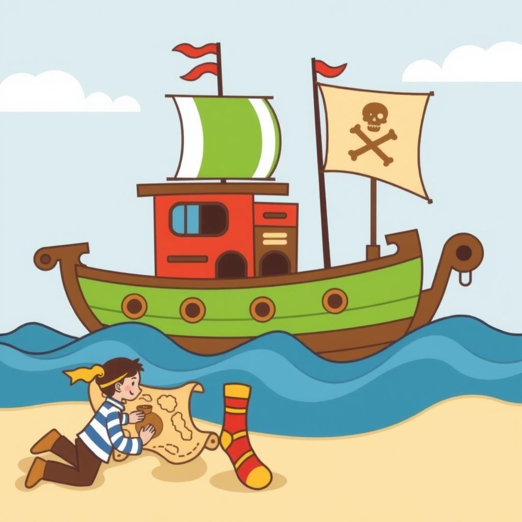 Captain Button's Missing Sock