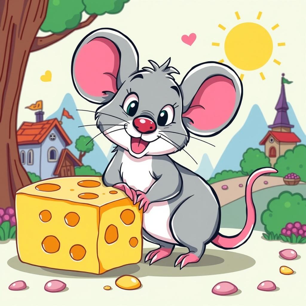 The Tale of the Brave Mouse and the Enchanted Cheese