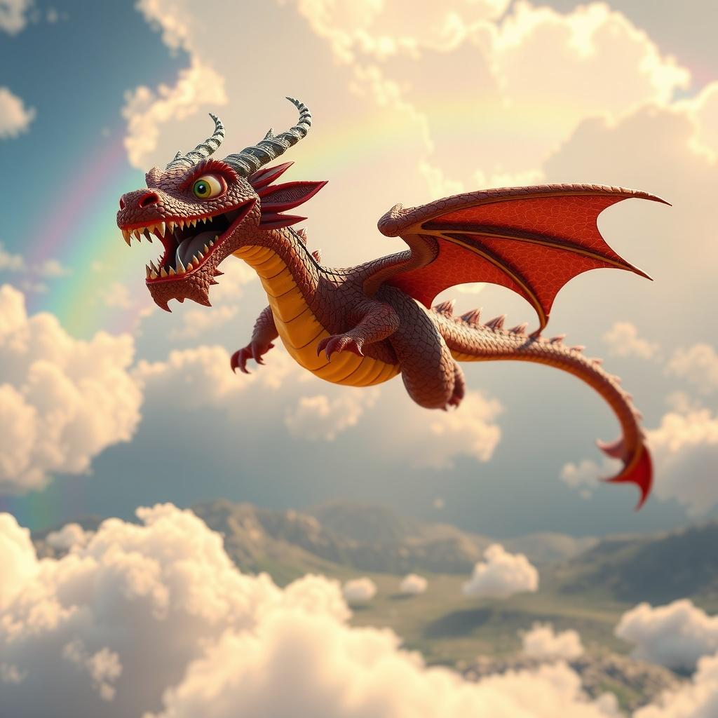 Dragon and the Adventure on Cloud Nine