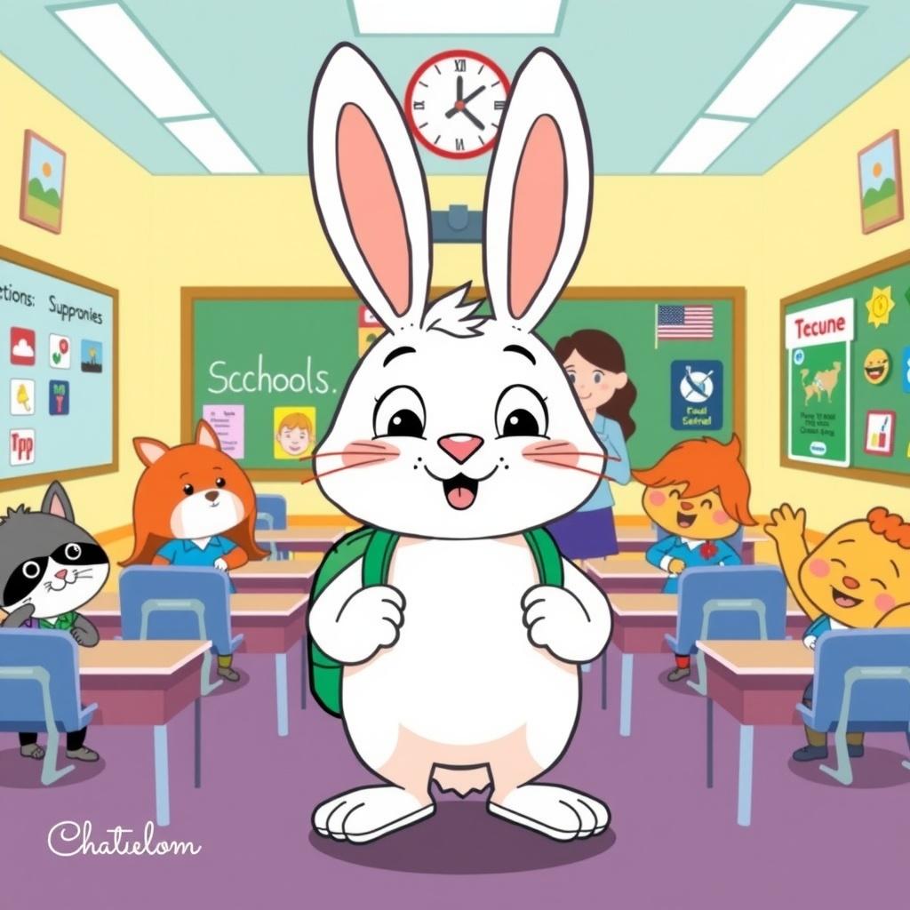 Booker Bunny's First Day of School