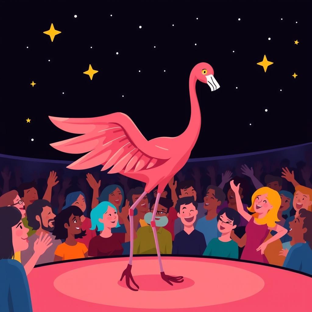 The Final Dance of Frank the Flamingo