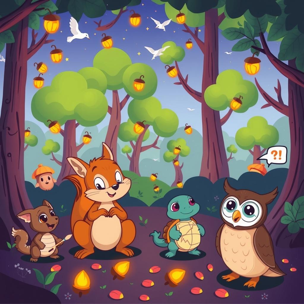 Nibbles and the Glowing Acorn