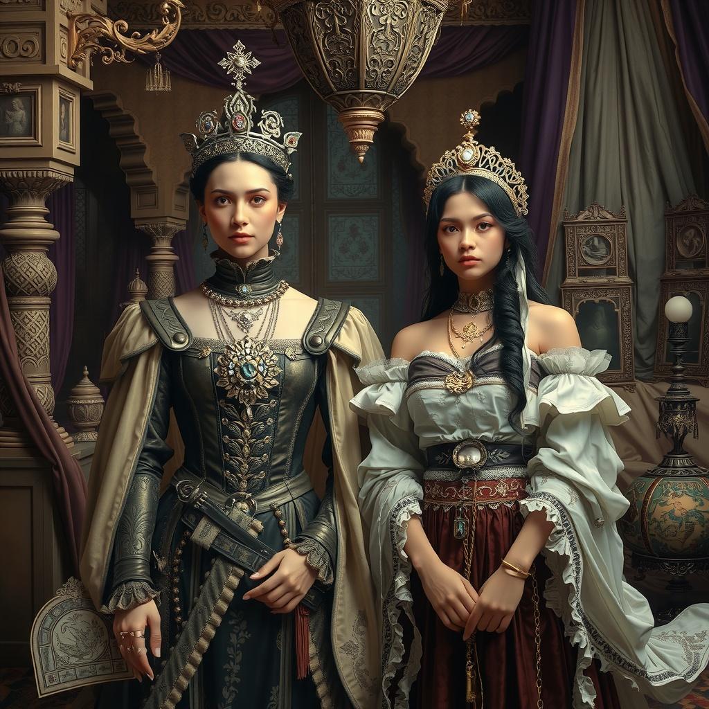 Queen and Princess in Captivity