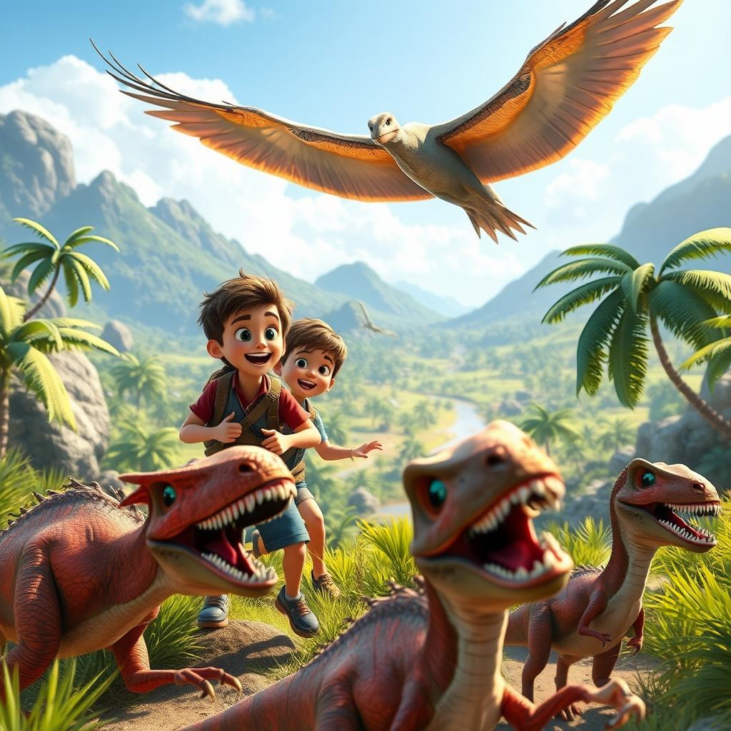 Max and Leo's Dinosaur Adventure