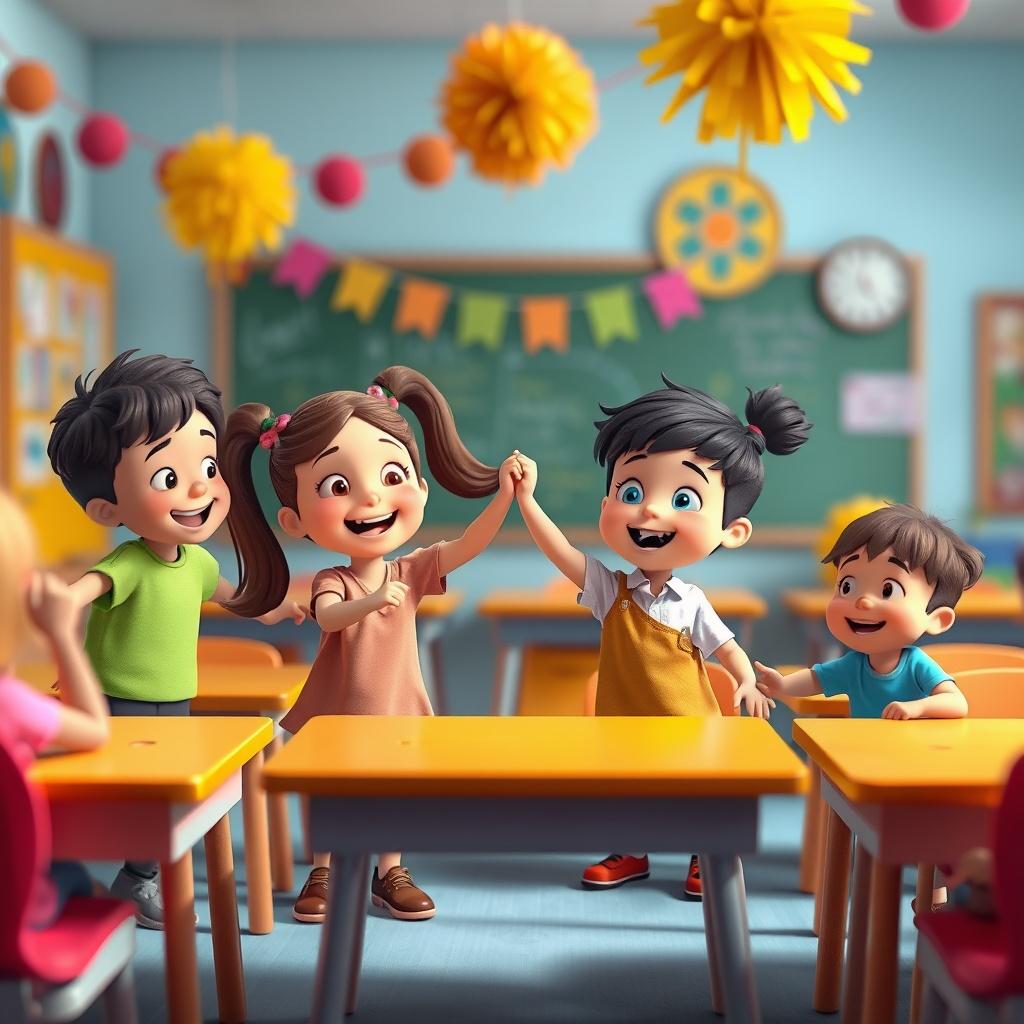 Ava and Alessia's First Day at School