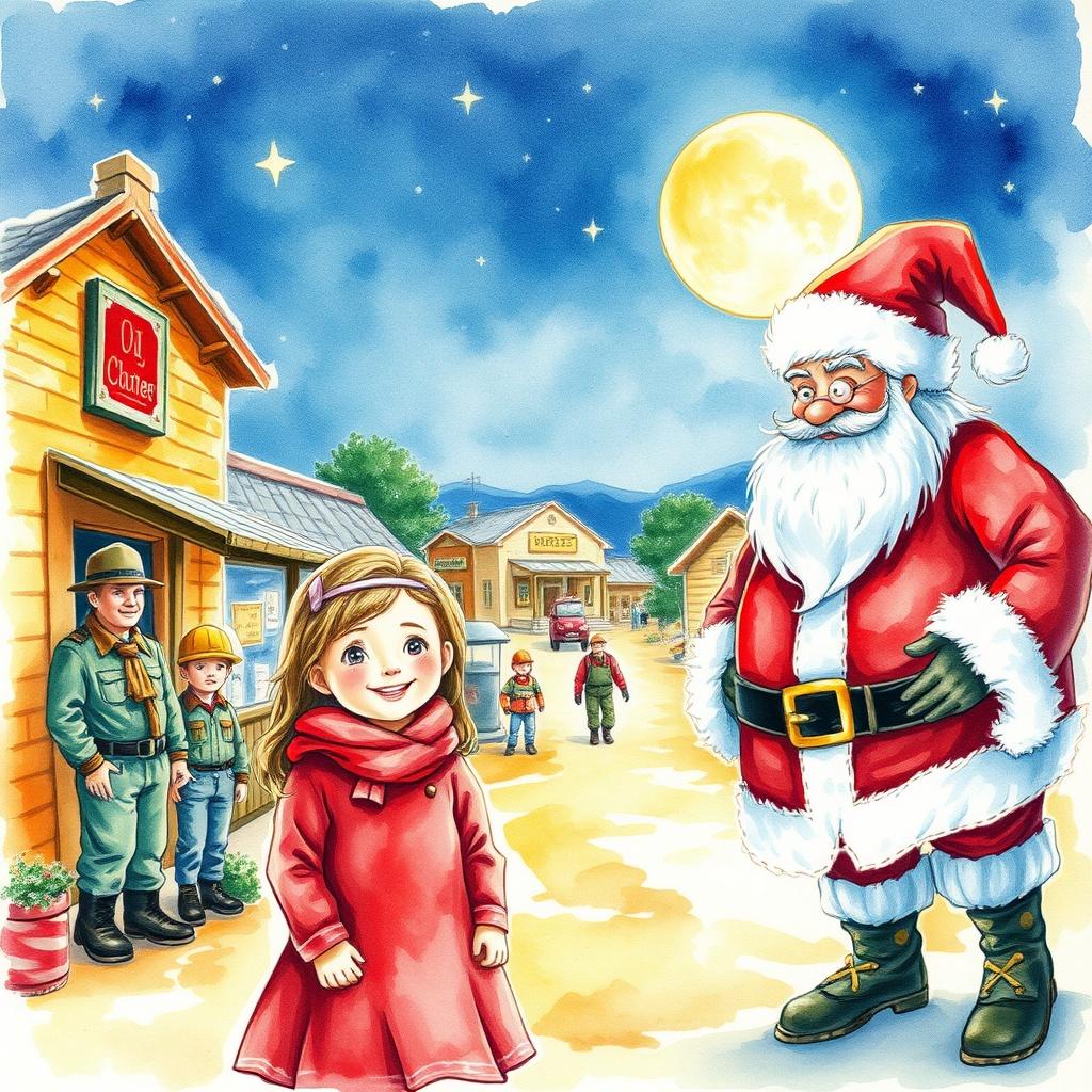 Oilfield Santa's Early Visit