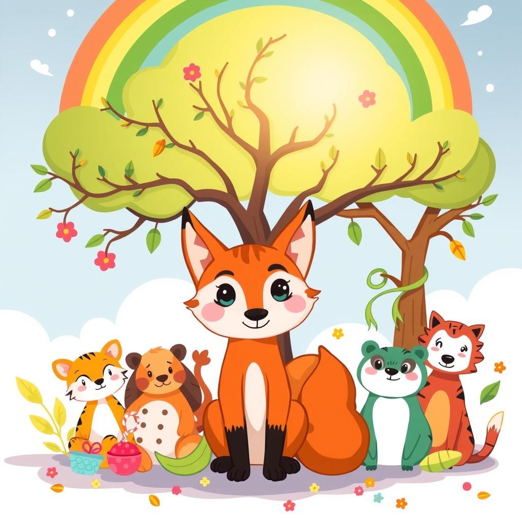Finley and the Magical Rainbow Tree