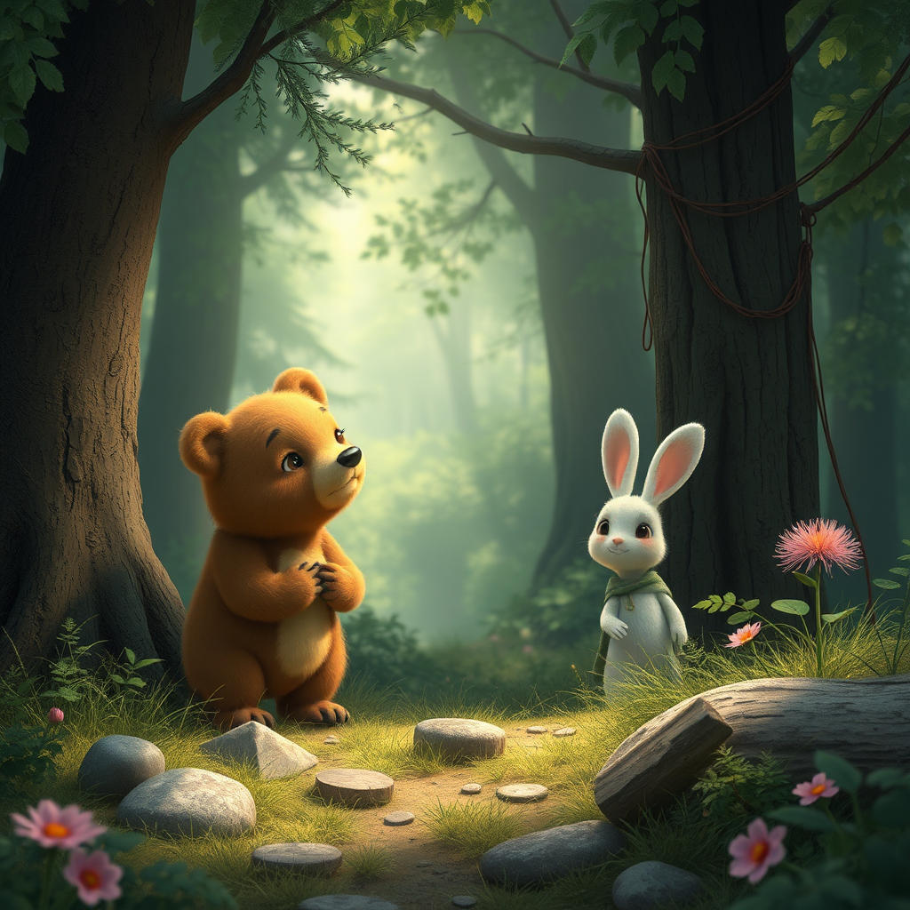 The Big Adventure of Little Bear and Bunny