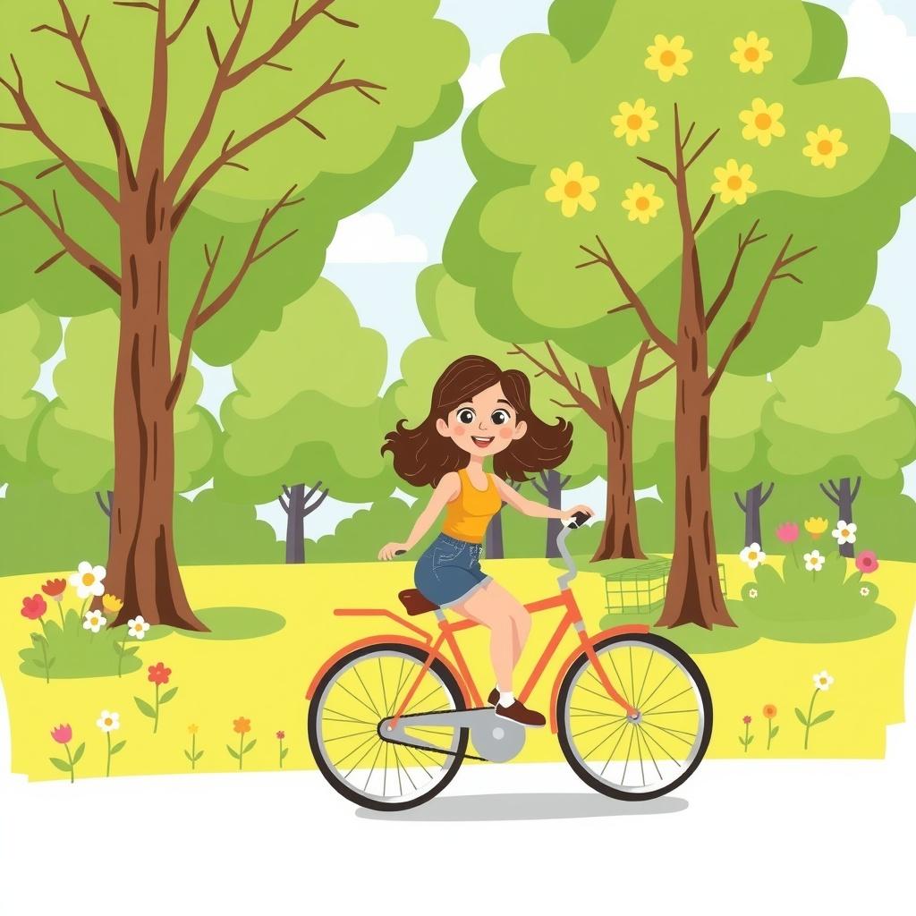 Sarah and the Bicycle Adventure