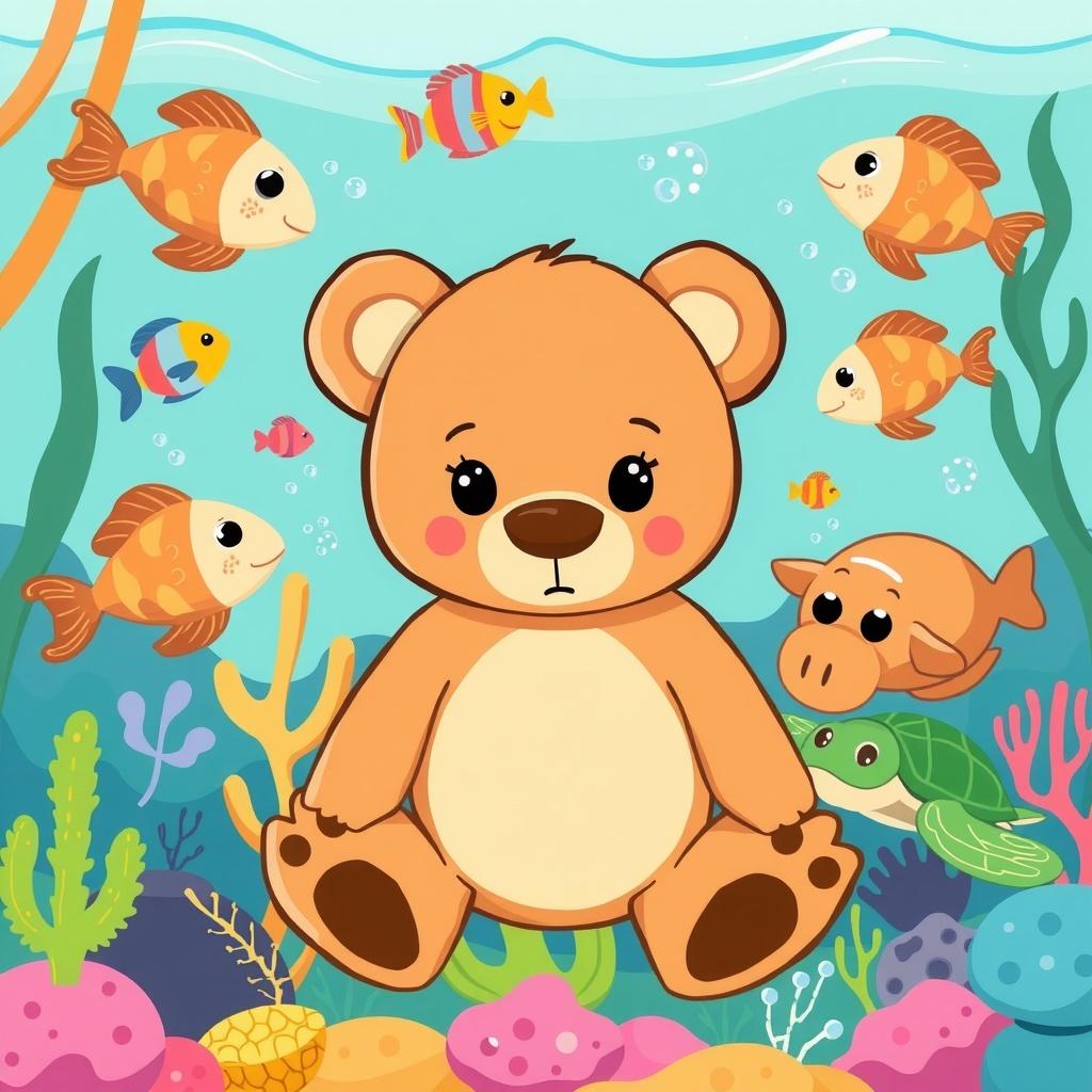 The Underwater Adventure of Teddy the Bear