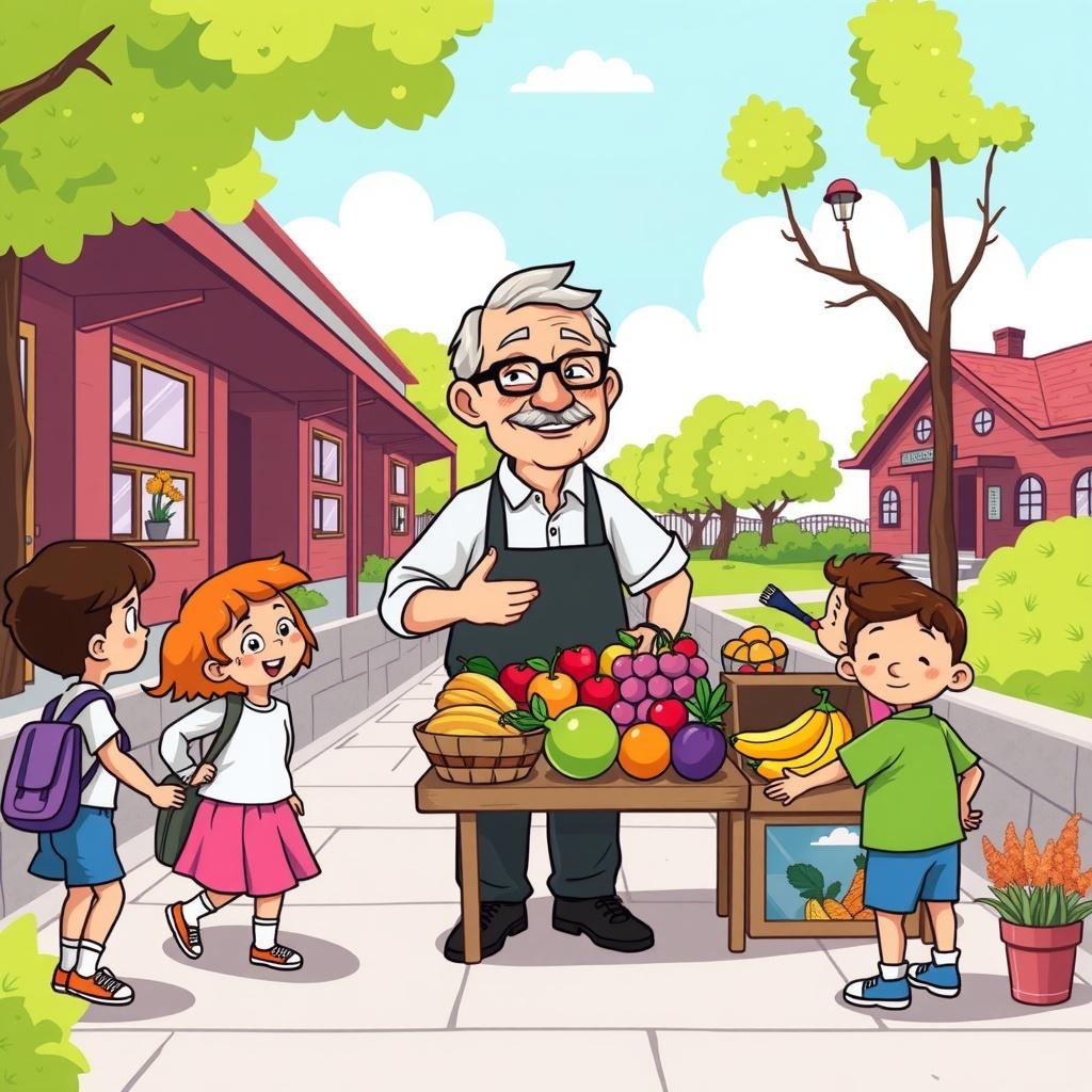 The Fruit Seller and the Schoolchildren