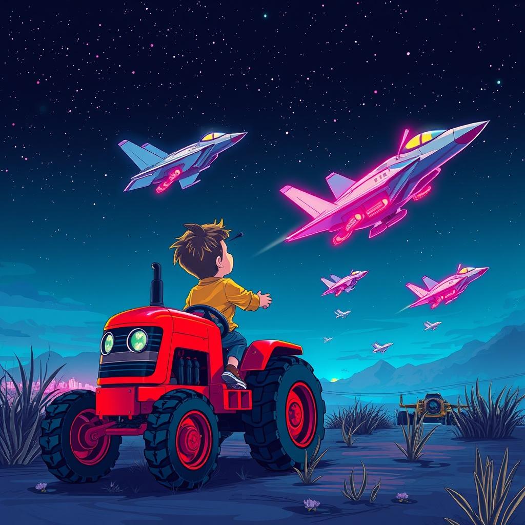 Chasing Dreams in Starlit Skies