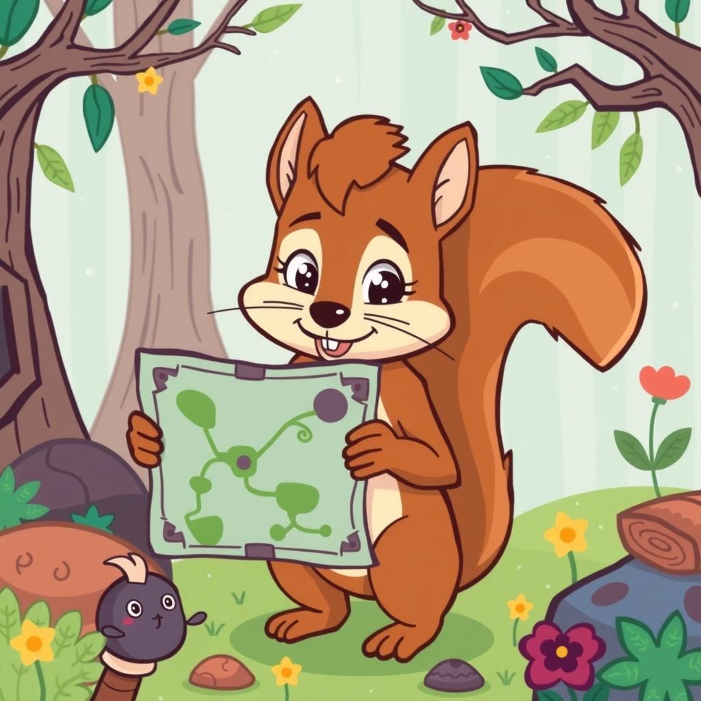 Sammy the Squirrel’s Magical Mysterious Map