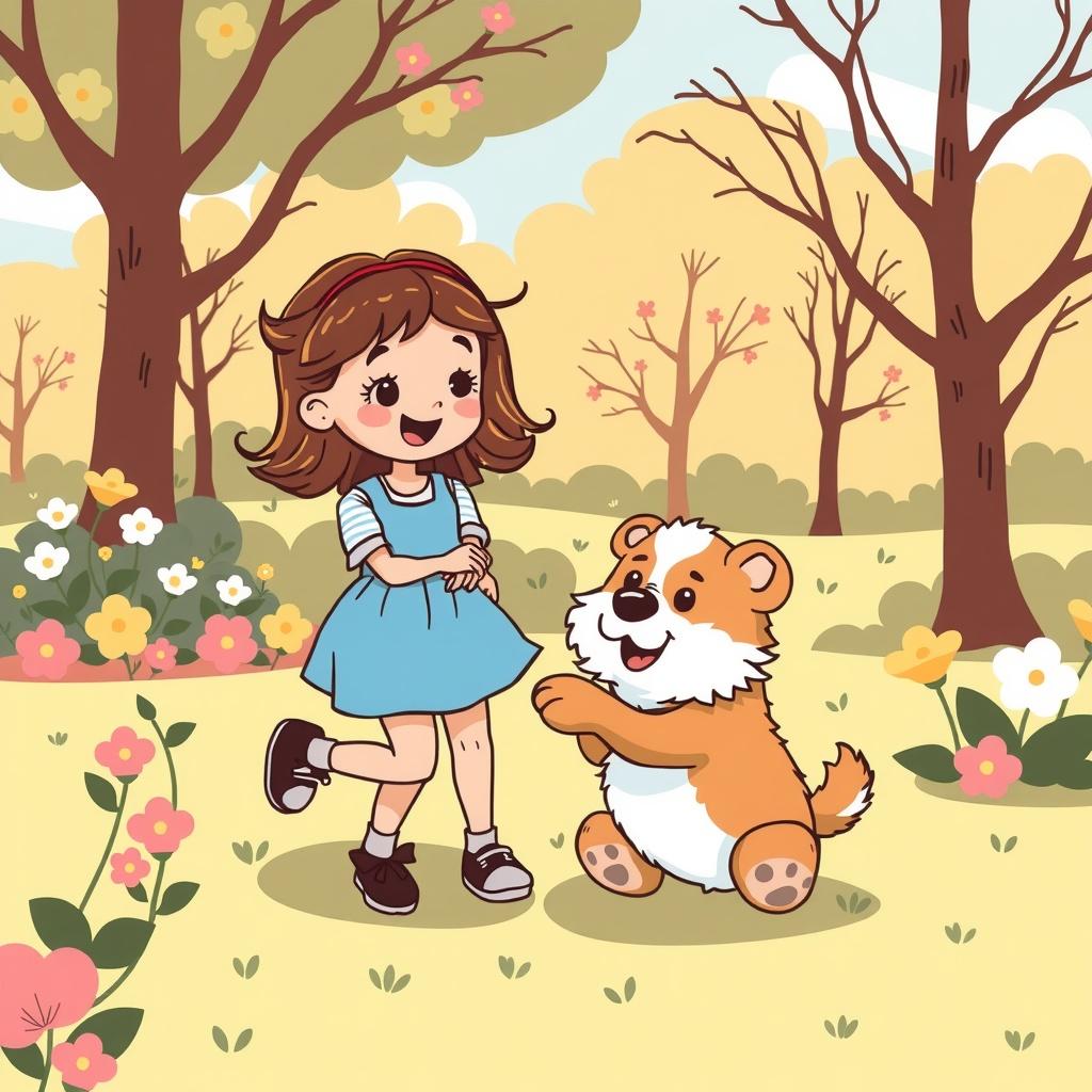 The Girl and Her Dog