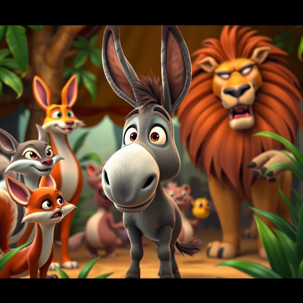 The Foolish Donkey's Adventure
