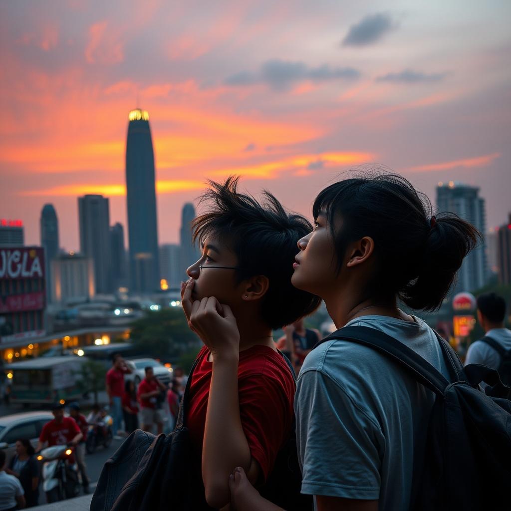 Clouded Skies Over Jakarta