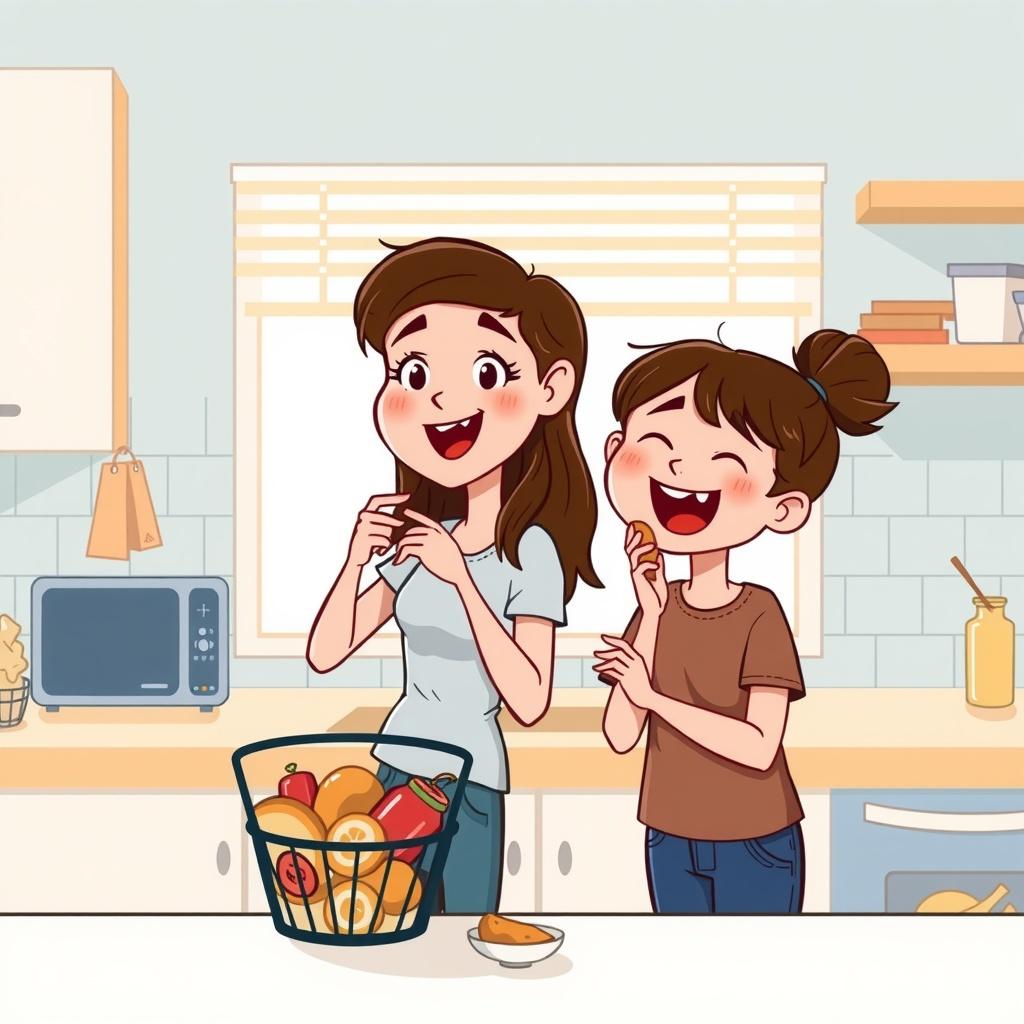 A Ticklish Snack Adventure