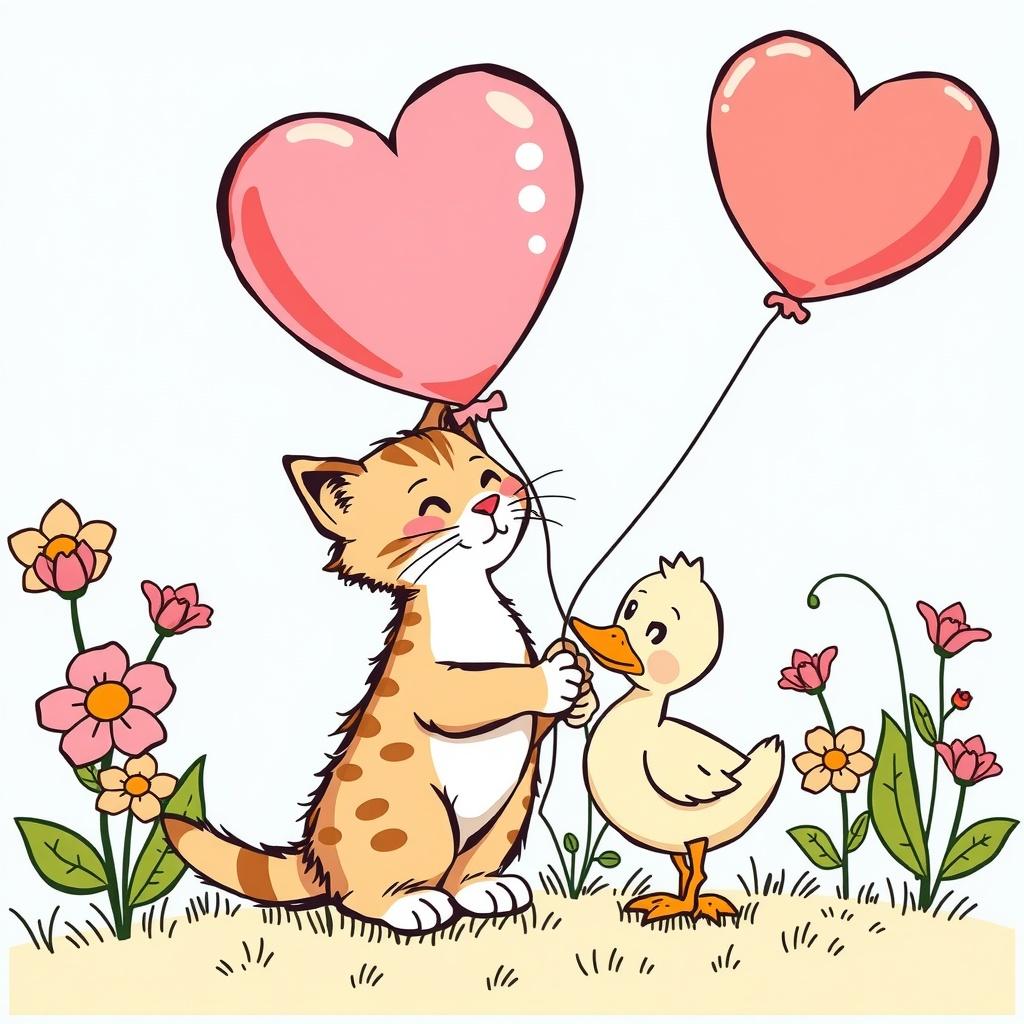 The Love Story of Whiskers and Quackles