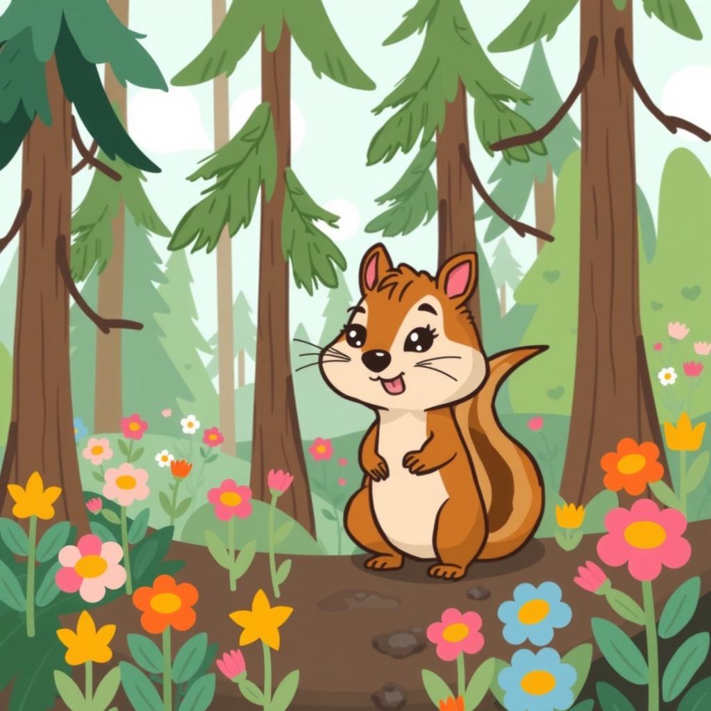 The Adventures Of Courtney The Chipmunk