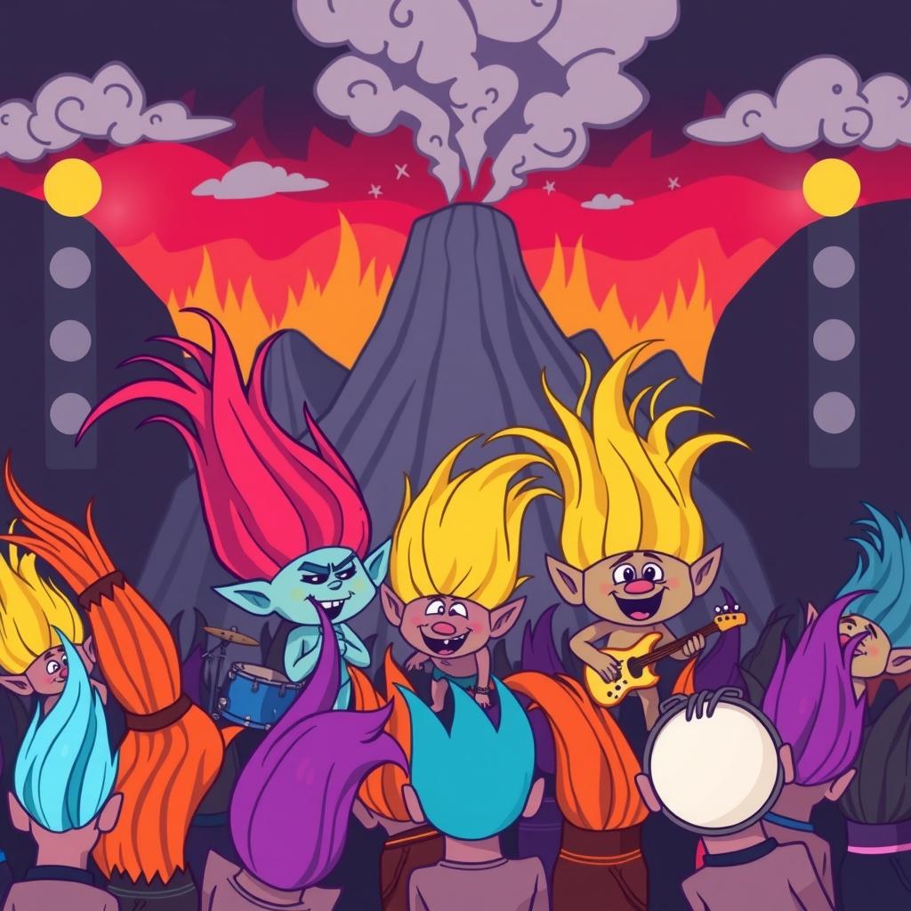 The Trolls' Hair-Raising Concert