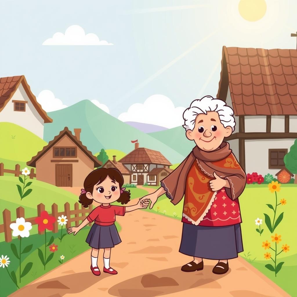 The Girl and Her Grandmother