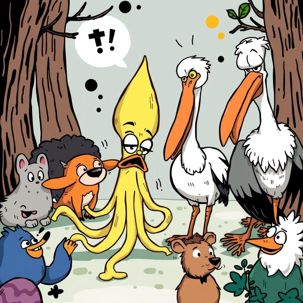 The Silly Squid's Woodland War
