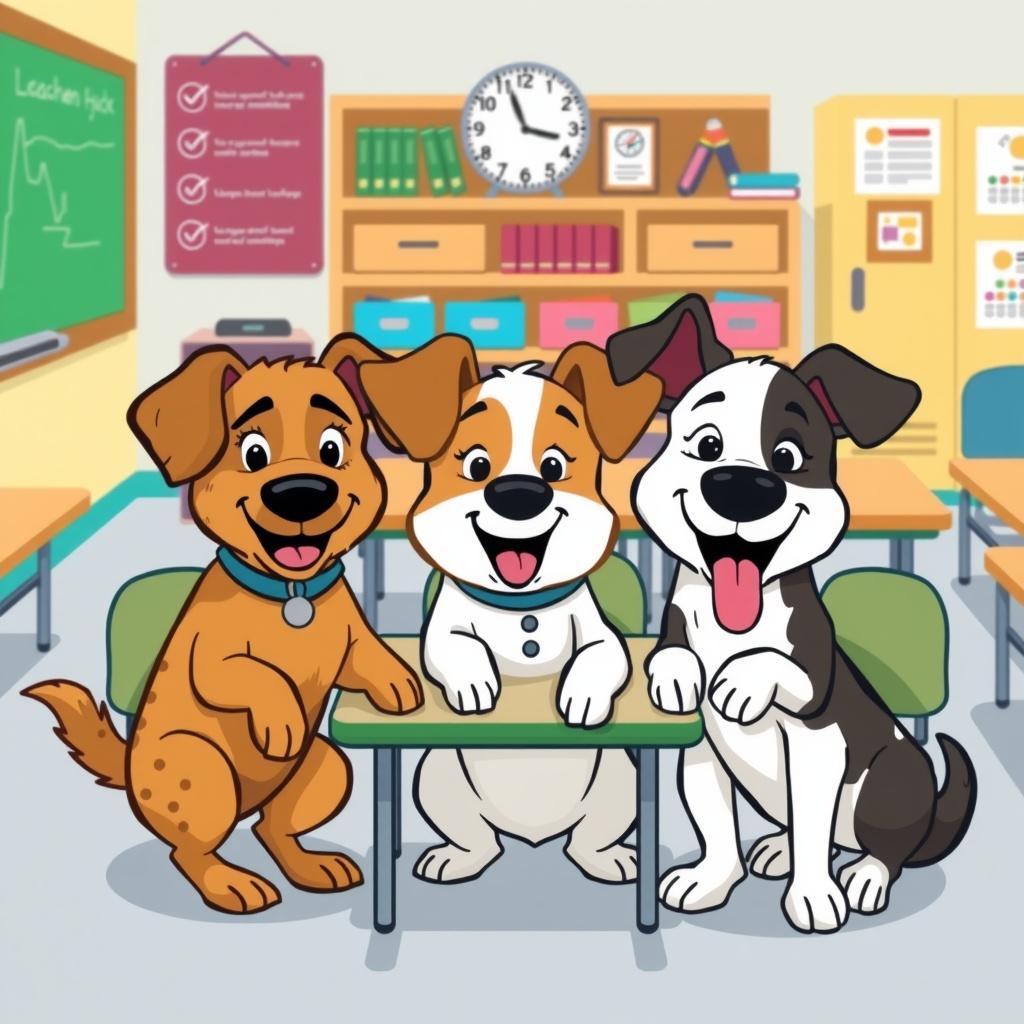 The Adventures of the Three Dog Friends