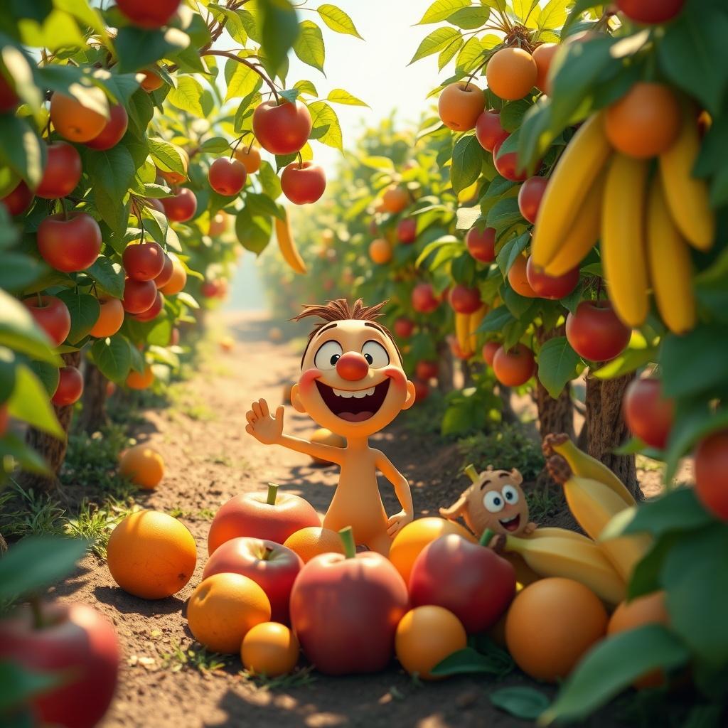 Fruitful Conversations ( A Whimsical Tale of Friendship and Dreams )