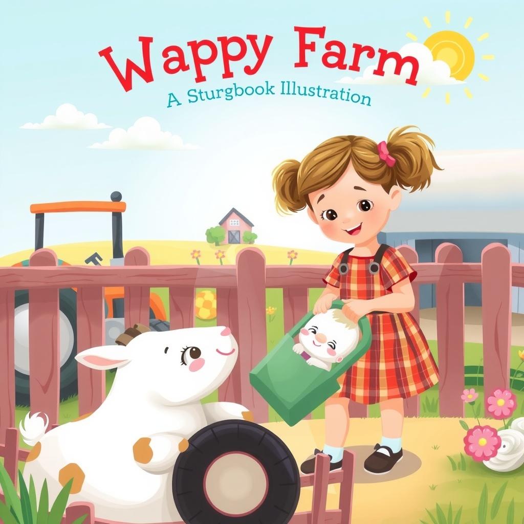 Emberly and Ellie on the Farm