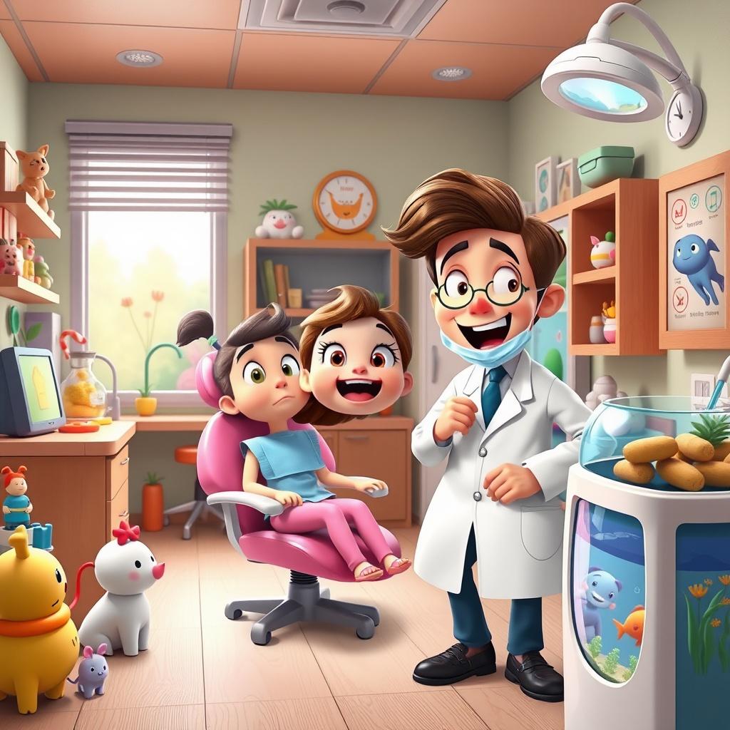 Michela's First Dentist Visit